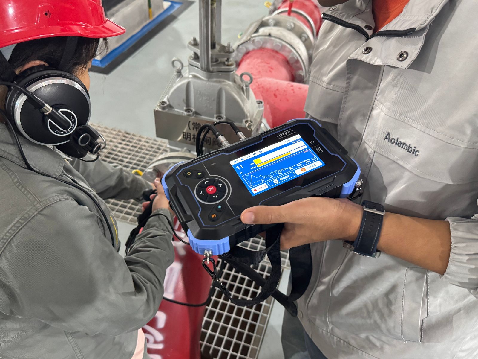 听漏仪测试现场